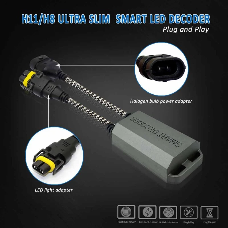 Led Warning Canceller H8 H11 12V Filtro Resistenza Cancella Errore Kit Full Led - Image 4