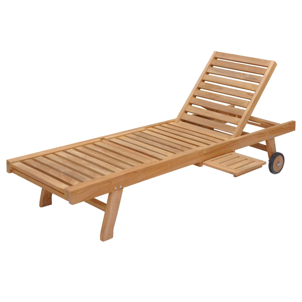 Lettino pieghevole in teak LOMBOK