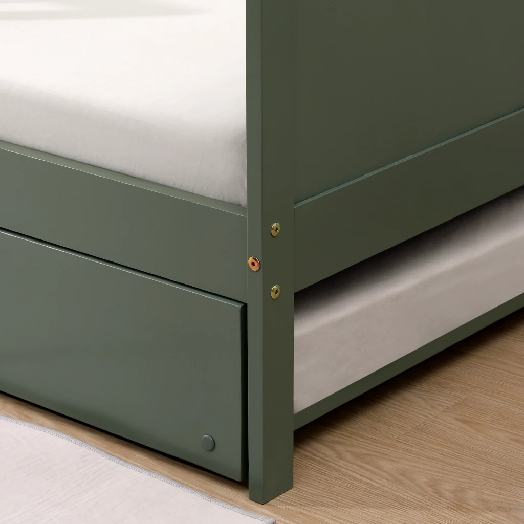 Letto a scomparsa per bambini 190x90cm verde ADAM - Image 6