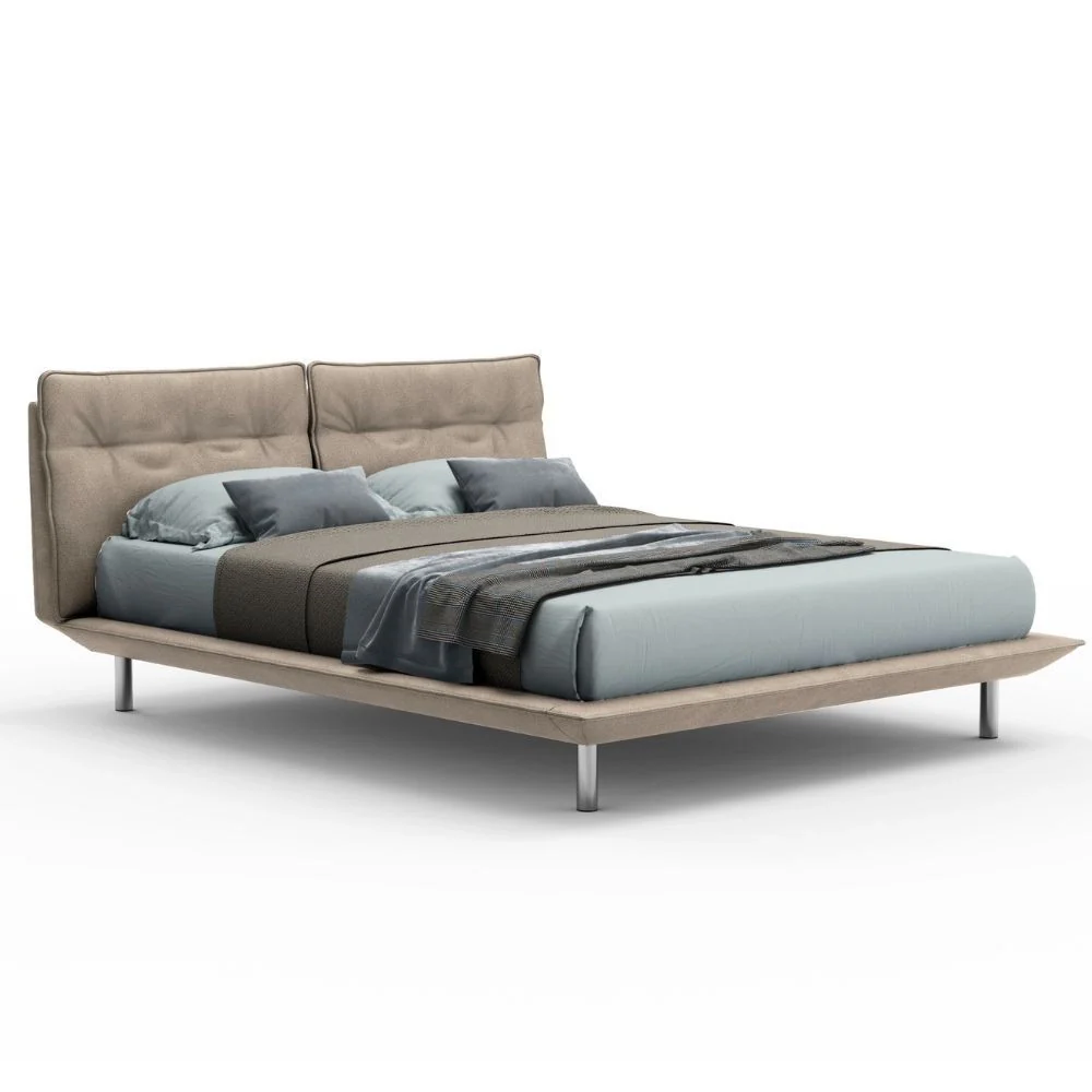 Letto Bolt matrimoniale fisso colore beige - Image 3