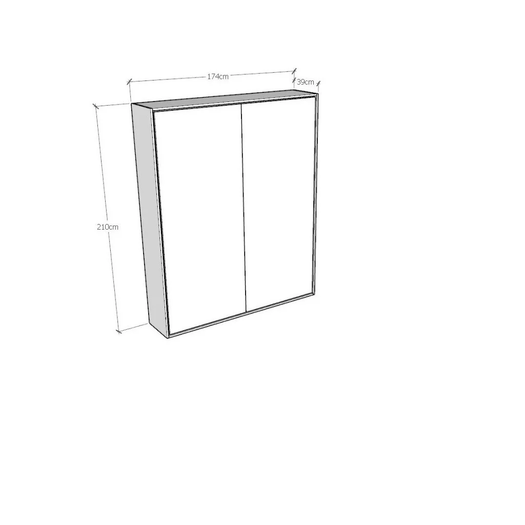 Letto Matrimoniale a Scomparsa Salvaspazio Kentaro H210 cm Marrone - Image 4