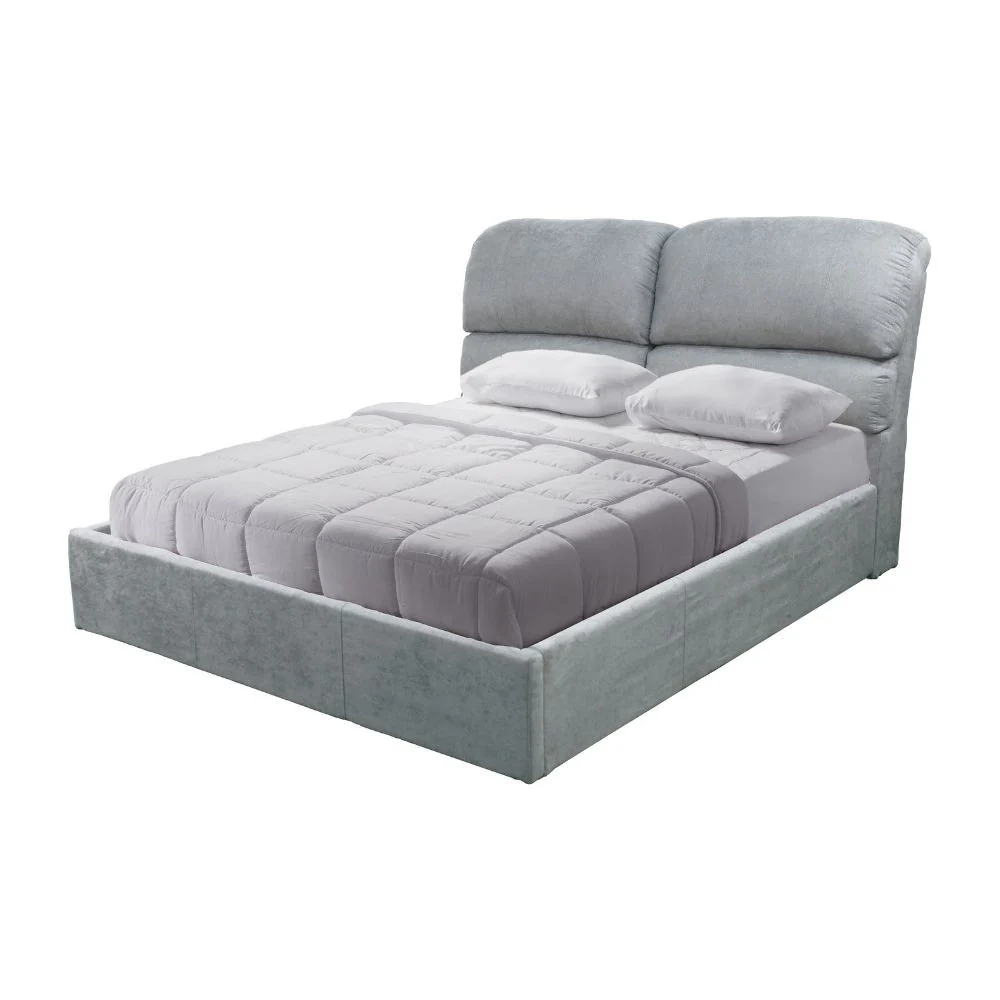 Letto matrimoniale Sofaback contenitore in tessuto Enjoy 20 light grey - Image 4