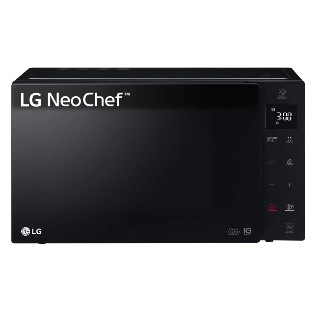 LG MH6535GDS Neochef Forno a Microonde con Grill Tecnologia Smart Inverter Capacita' 25 Litri Potenza 1000 W Funzione Crisp Cottura a Vapore Display LED Nero - Image 10