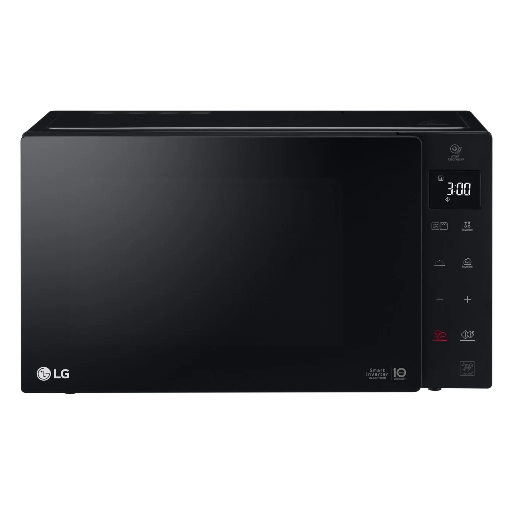 LG MH6535GDS Neochef Forno a Microonde con Grill Tecnologia Smart Inverter Capacita' 25 Litri Potenza 1000 W Funzione Crisp Cottura a Vapore Display LED Nero - Image 4
