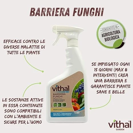 LIQUIDO BIO BARRIERA FUNGHI Ml. 750  - VITHAL - Image 2