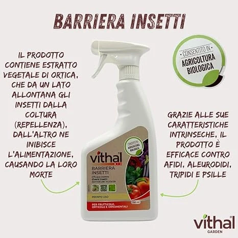 LIQUIDO BIO BARRIERA INSETTI Ml. 750  - VITHAL - Image 2