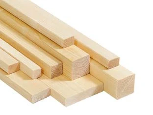LISTELLO PIALLATO 4 LATI IN ABETE- - mm.30x80x2000 - 3 pezzi PIRCHER