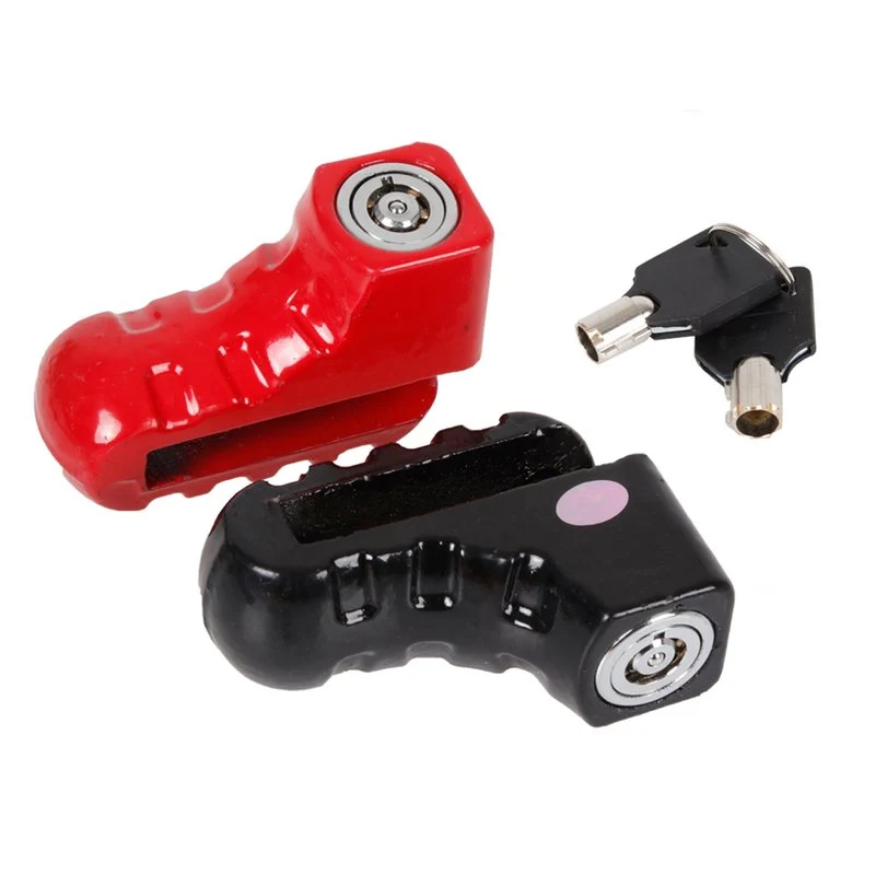 Lucchetto Bloccadisco Antifurto Per Moto Scooter Bici Senza Allarme Con 2 Chiavi - Image 4