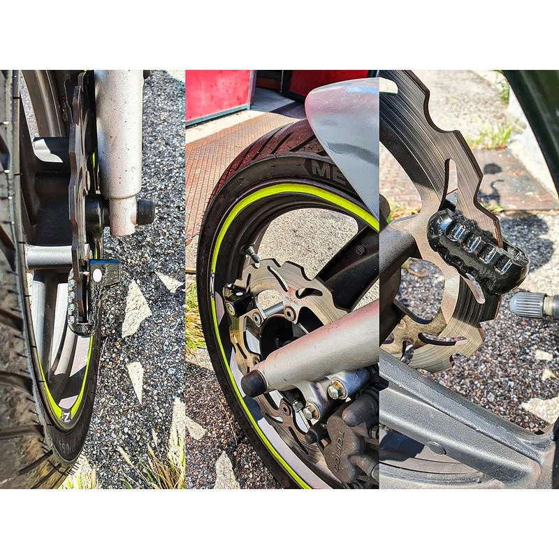 Lucchetto Bloccadisco Antifurto Per Moto Scooter Bici Senza Allarme Con 2 Chiavi - Image 6