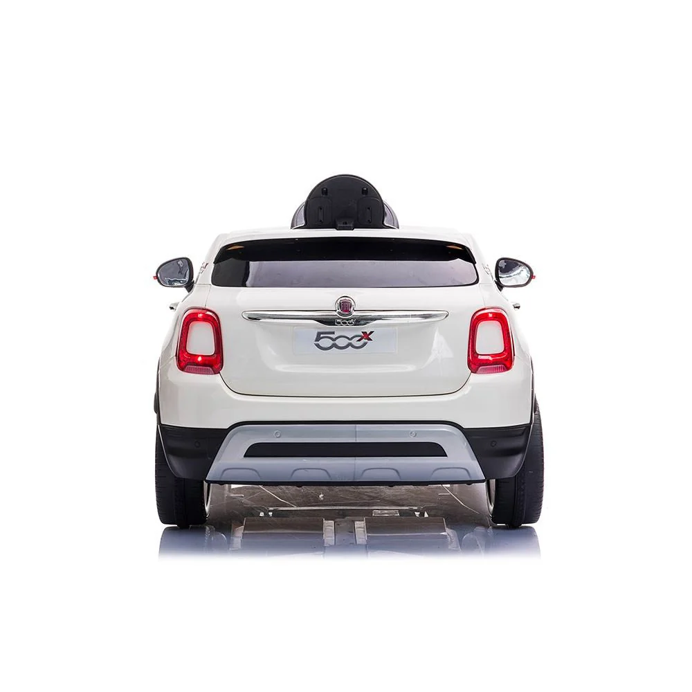 Macchina Elettrica per Bambini 12V con Licenza Fiat 500X Bianca - Image 4