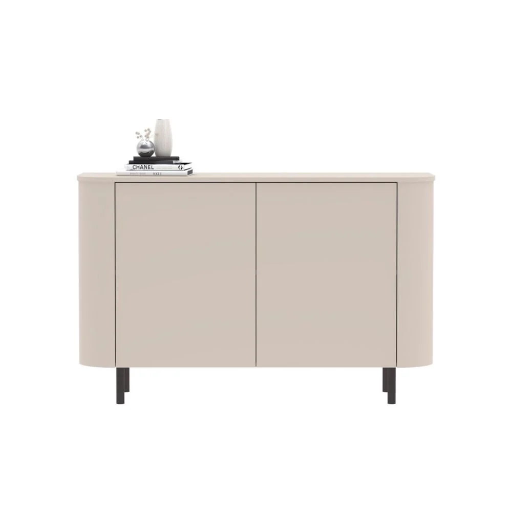 Madia Marini con 2 ante 130x43x85 H cm colore cashmere - Image 4