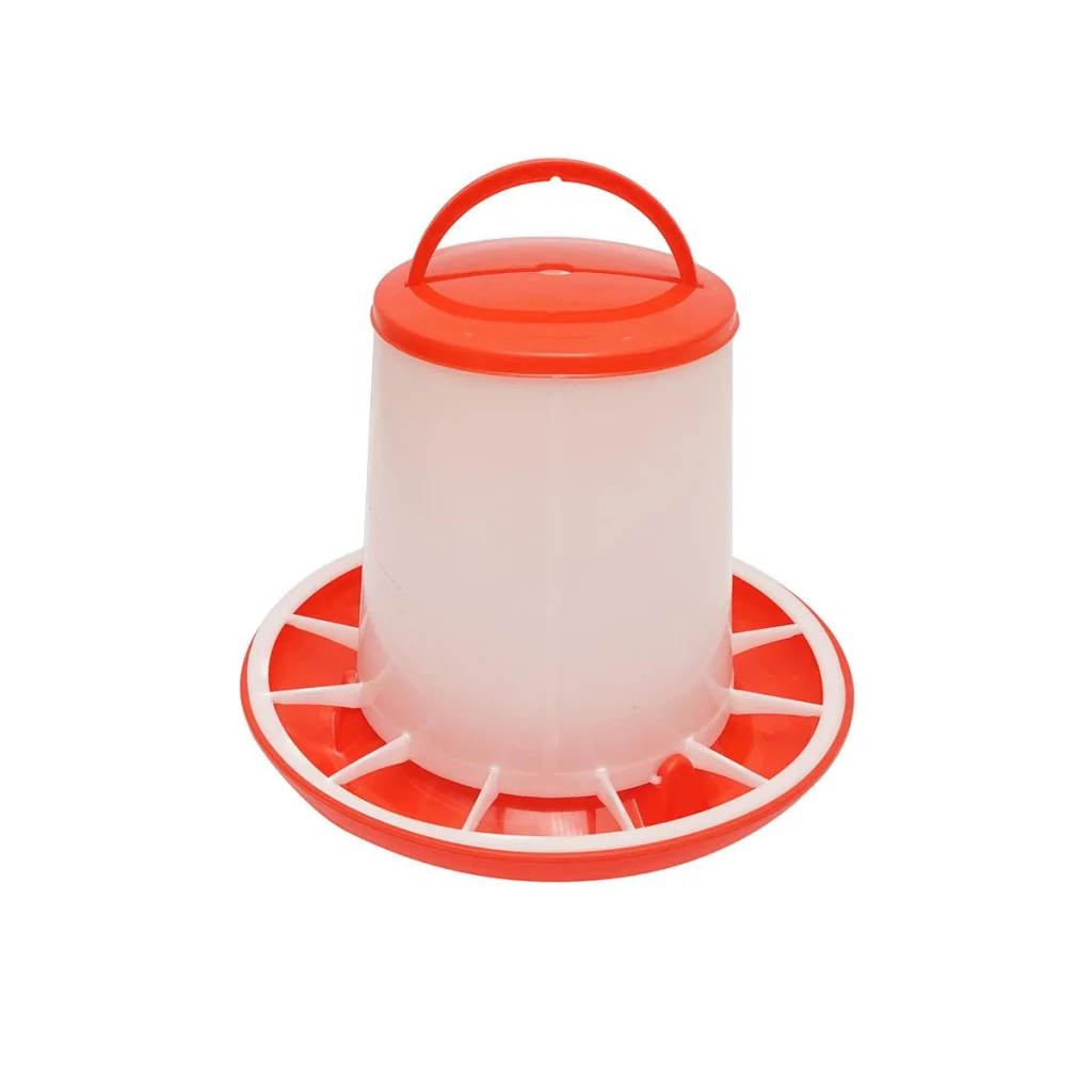 Mangiatoia per pollame 6kg, Distributore automatico di cibo per pollame Breckner Germany
