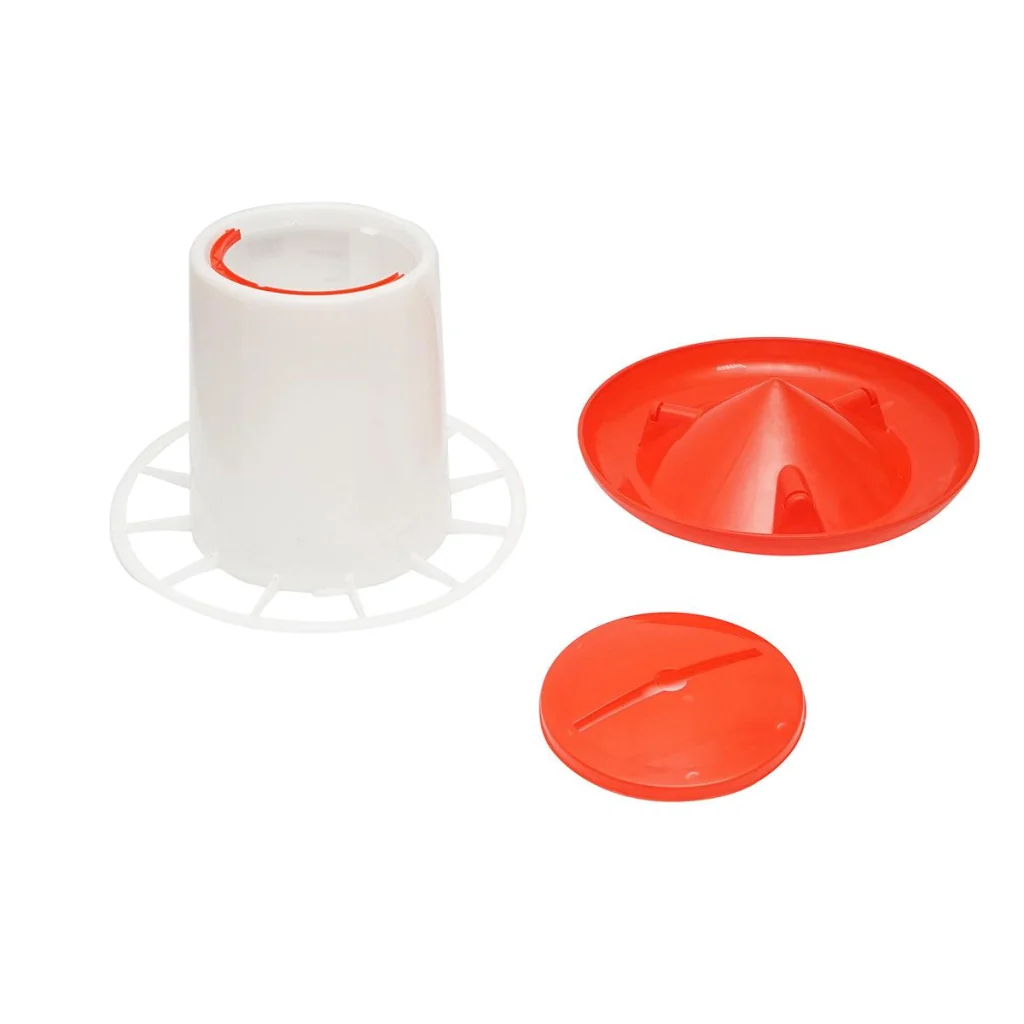 Mangiatoia per pollame 6kg, Distributore automatico di cibo per pollame Breckner Germany - Image 2