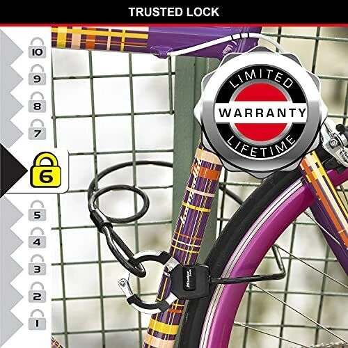 MASTER LOCK Street Cuff Nero 1000 mm Antifurto - Image 5