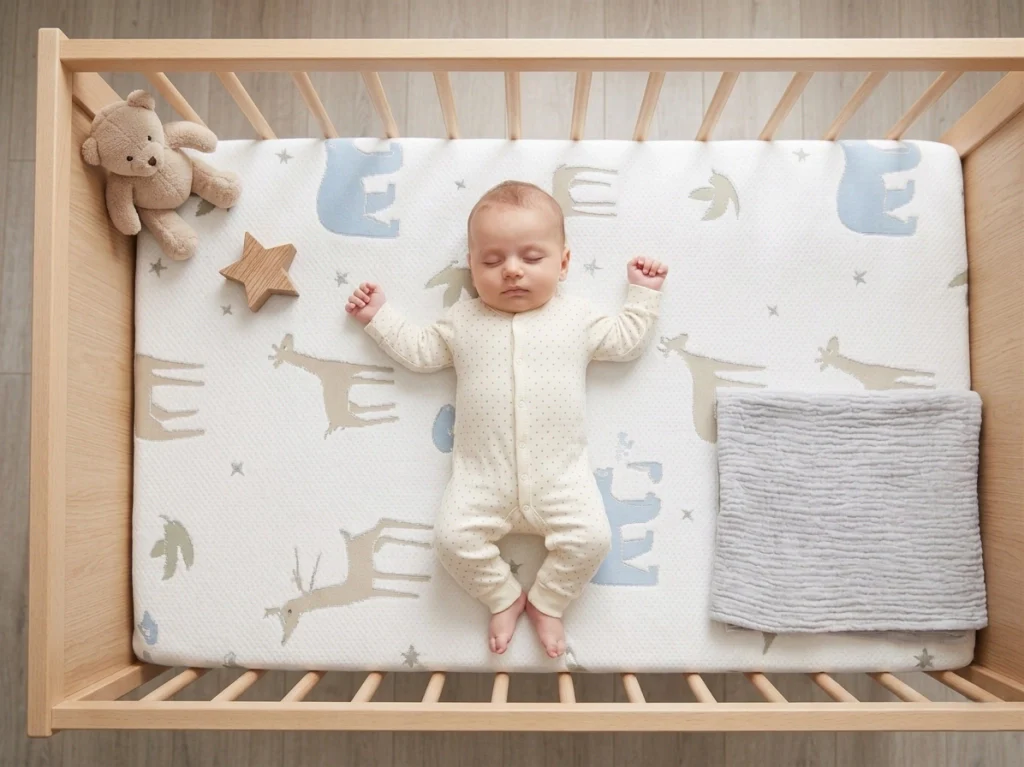 Materasso culla e lettino Neonato Antisoffoco Certificato CertiPUR™ e OEKO-TEX® – 100% Made in Italy Misura: 70X140 CULLETTA EVOLUTA MONTESSORI - Image 3