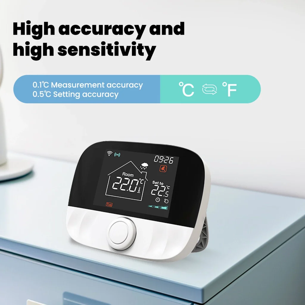 Termostato WIFI + RF Protocollo WIFI 2.4G + RF 433MHZ TUYA, Smart Life Riscaldamento Caldaia a Gas,Riscaldamento Pavimento Con Acqua 5A 95-240V 50/60Hz IP20 - Image 6