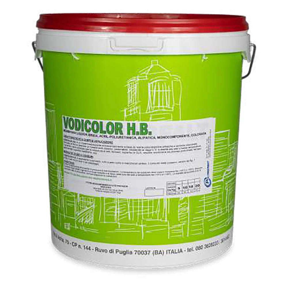 MEMBRANA LIQUIDA COLORATA 'VODICOLOR H.B.' kg. 1 - rossa- 4 pezzi  - VODICHEM