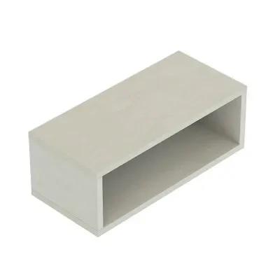 Mensolone bagno 110 cm grigio chiaro con vano a giorno per lavabo da appoggio Master - Image 8