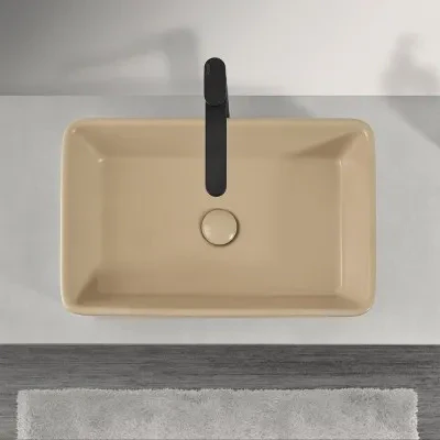 Mensolone bagno 110 cm grigio chiaro per lavabo da appoggio Master - Image 8