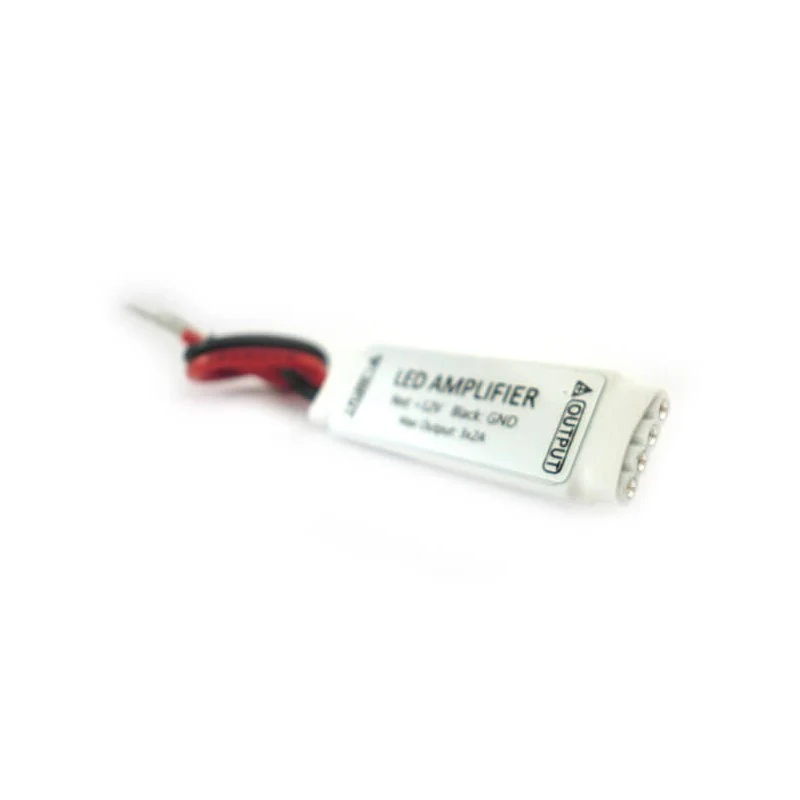 Mini Centralina Amplificatore RGB Per Striscia Led 12V 6A RGB Led Strip Amplifier - Image 3