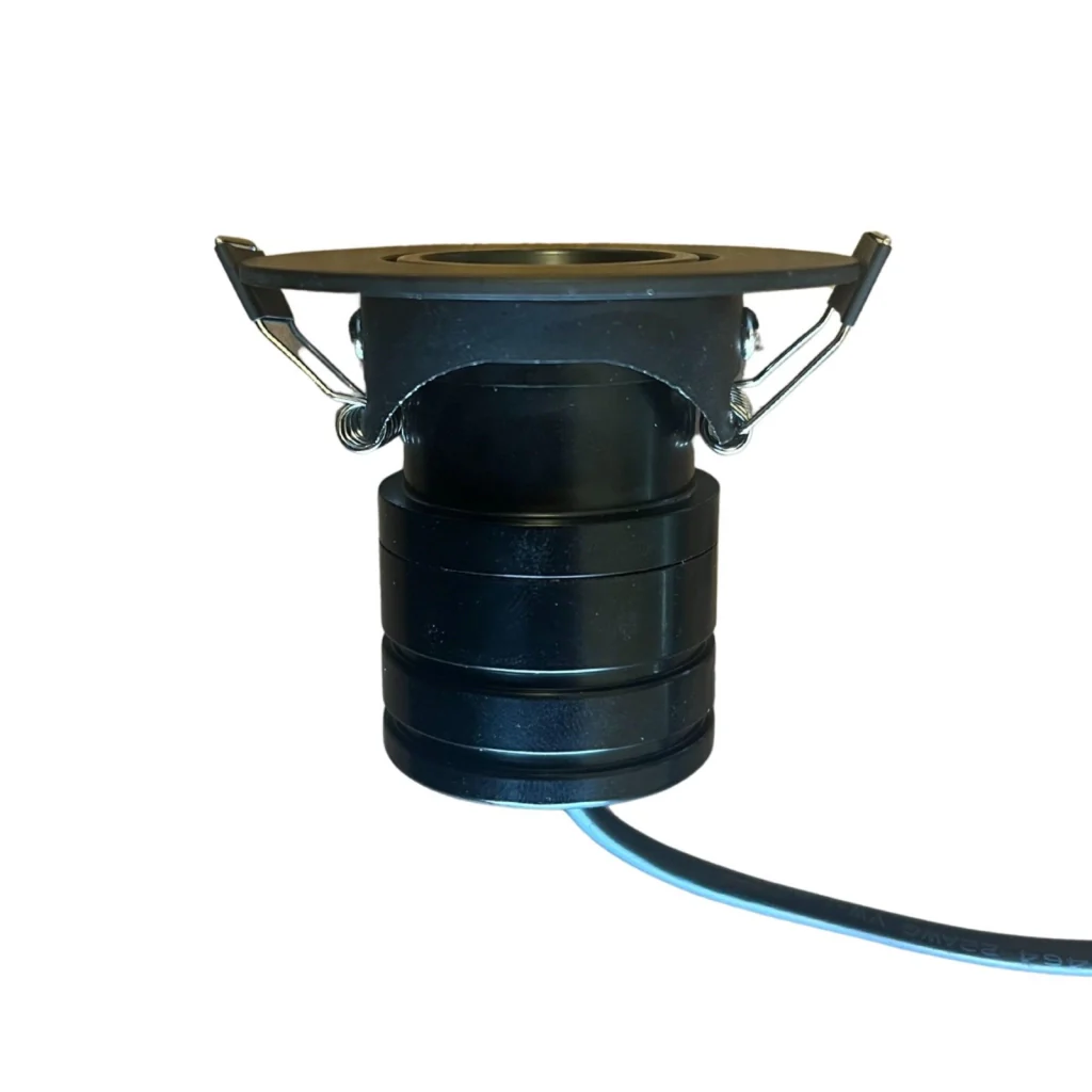 Mini Faretto Led Da Incasso Rotondo, Carcassa Nera 3000K, 5W 360LM 220V, Ø60*53mm, Foro 45mm, Angolo 24° IP20 - Image 2