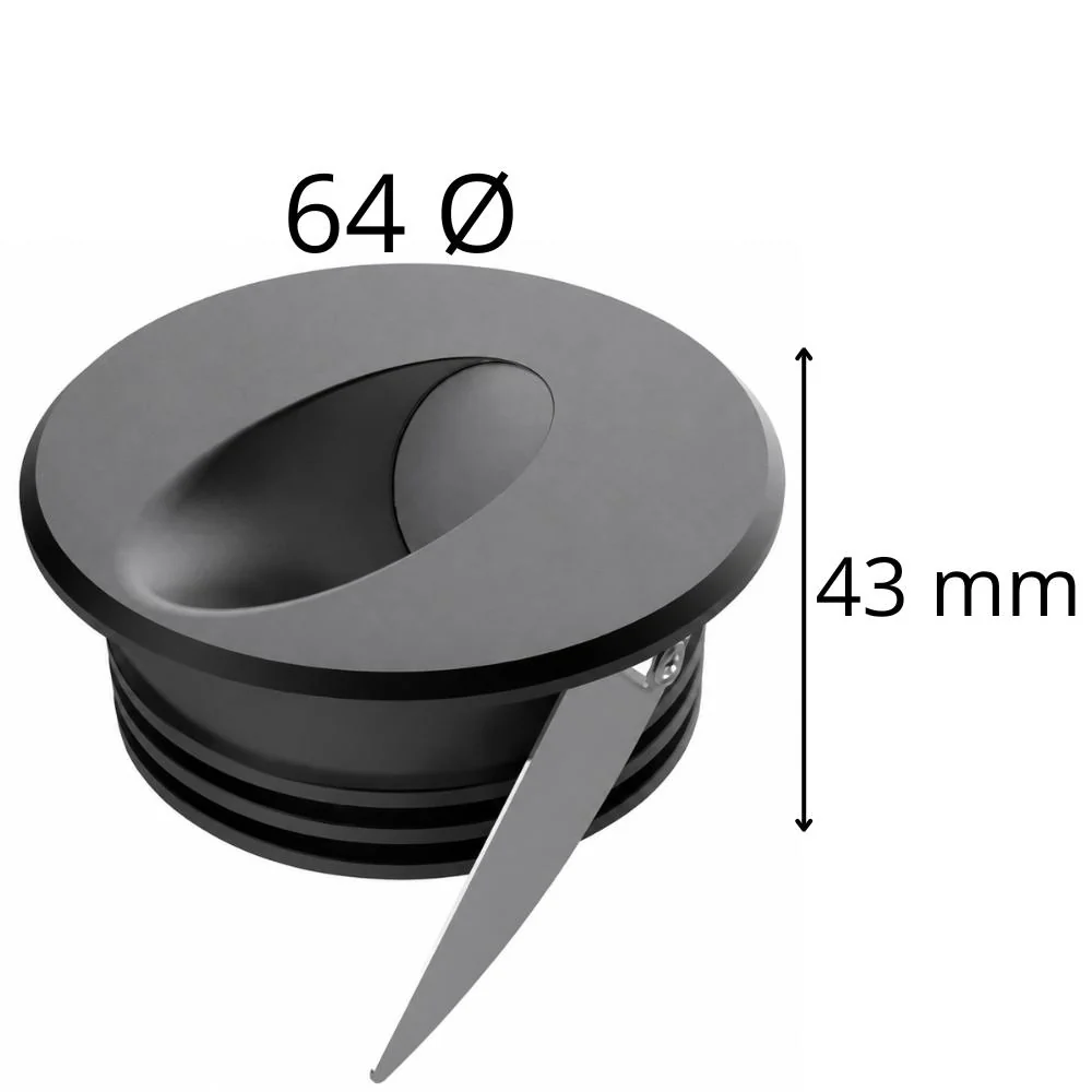 Mini luce led da incasso elegante per interni ed esterni *** temperatura colore lampada 6000k bianco freddo, confezio... - Image 3