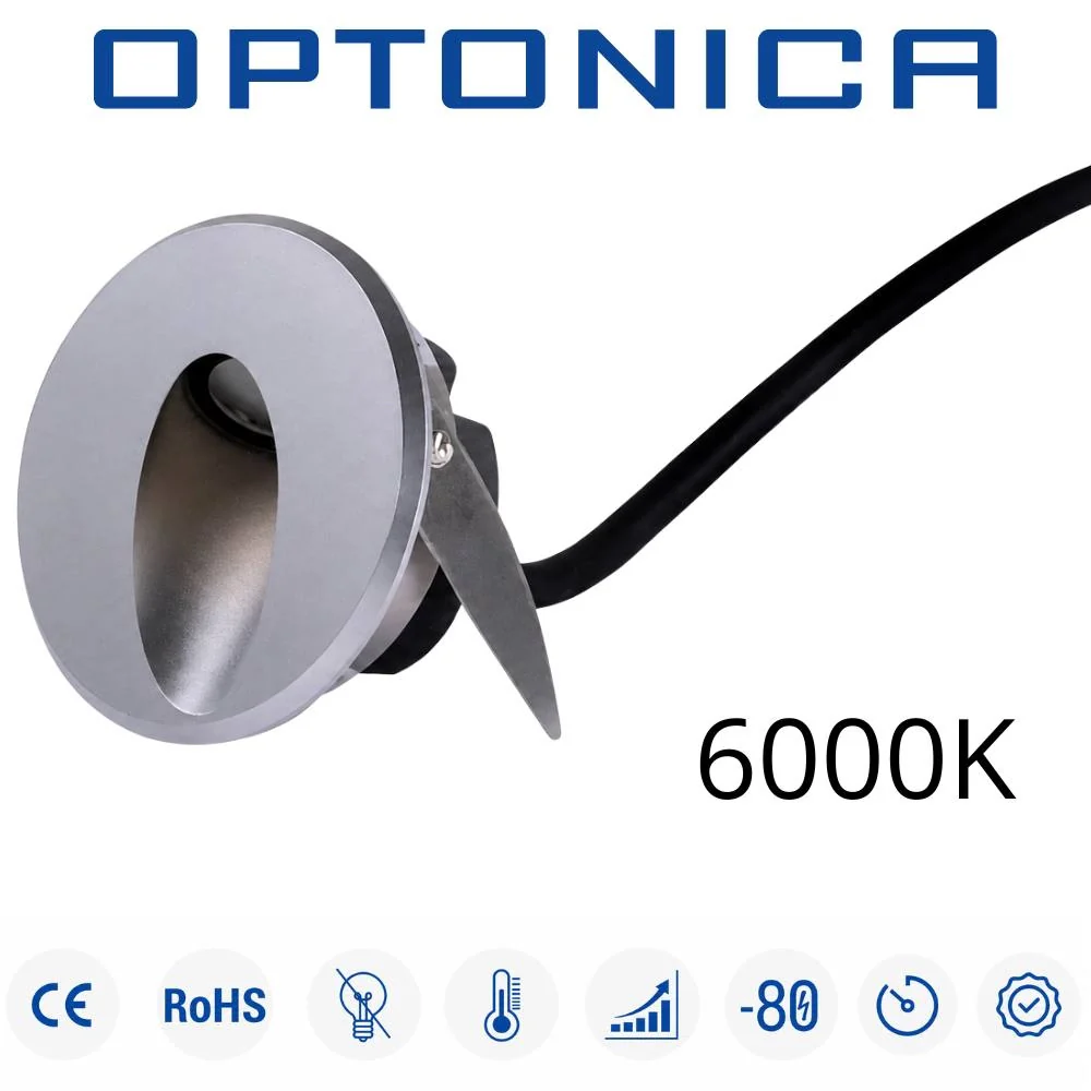 Mini luce led da incasso elegante per interni ed esterni *** temperatura colore lampada 6000k bianco freddo, confezio... - Image 4
