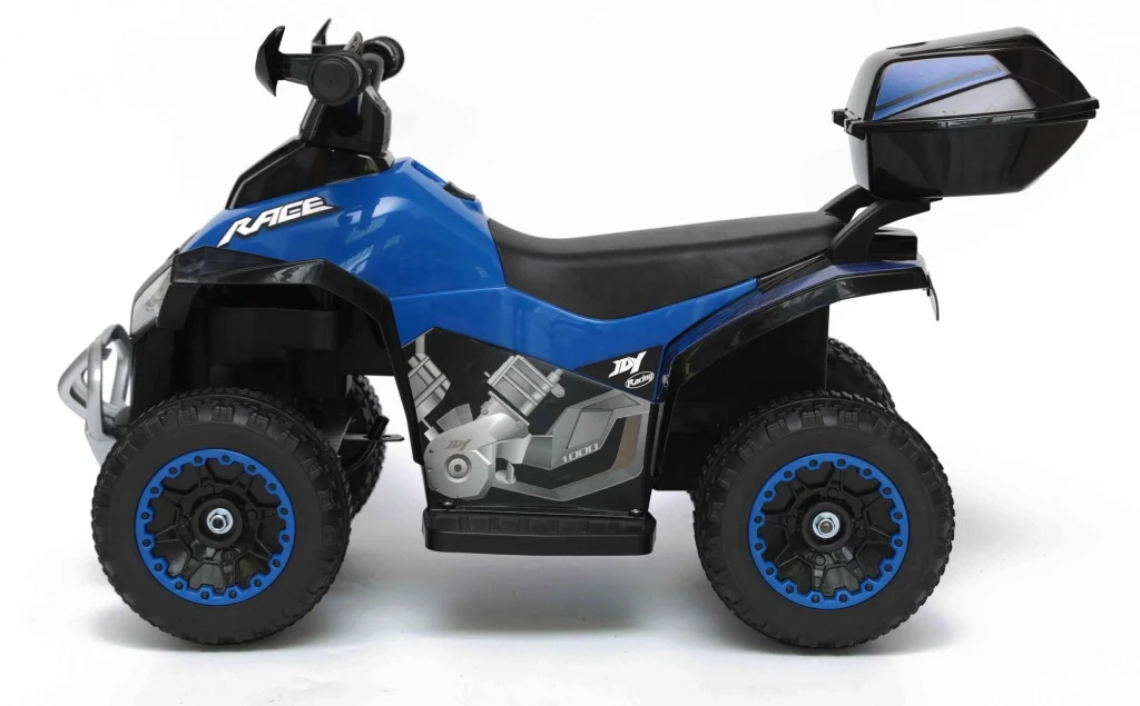 Mini Quad Elettrico per Bambini 6V Kid Go Deluxe Blu - Image 3