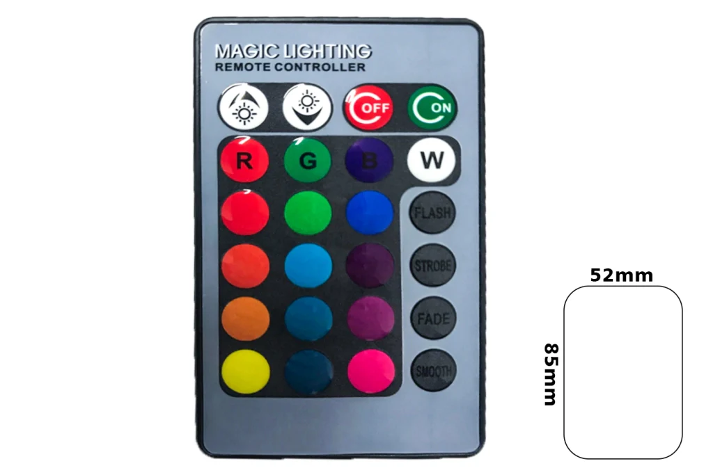 Mini Telecomando IR Infrarosso Universale Con 24 Tasti Pila Bottone CR2025 Inclusa - Image 2