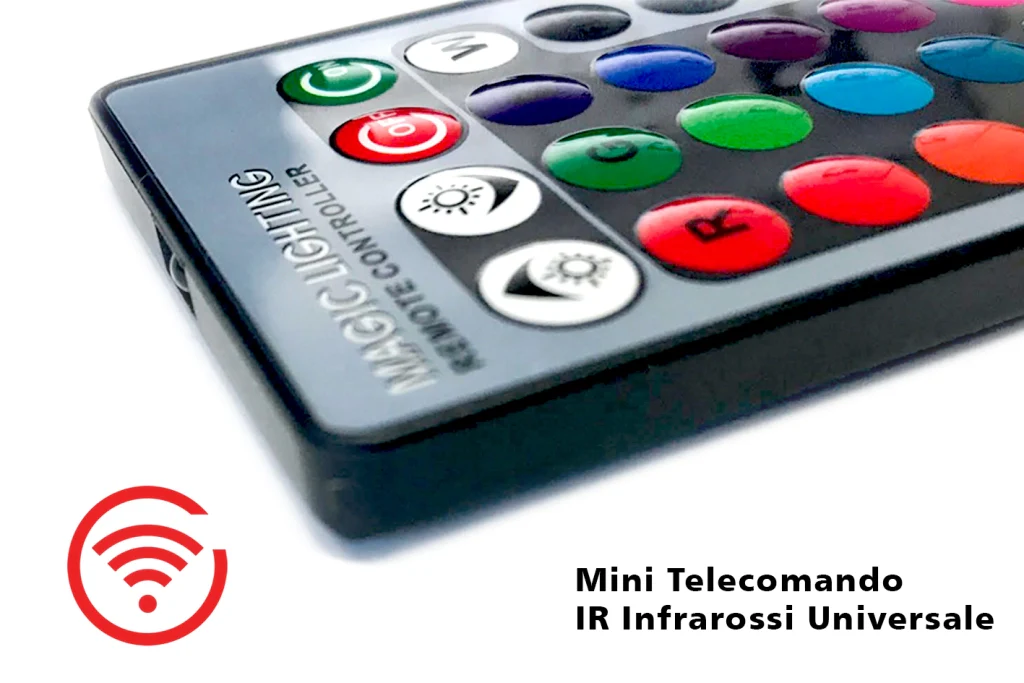 Mini Telecomando IR Infrarosso Universale Con 24 Tasti Pila Bottone CR2025 Inclusa - Image 3