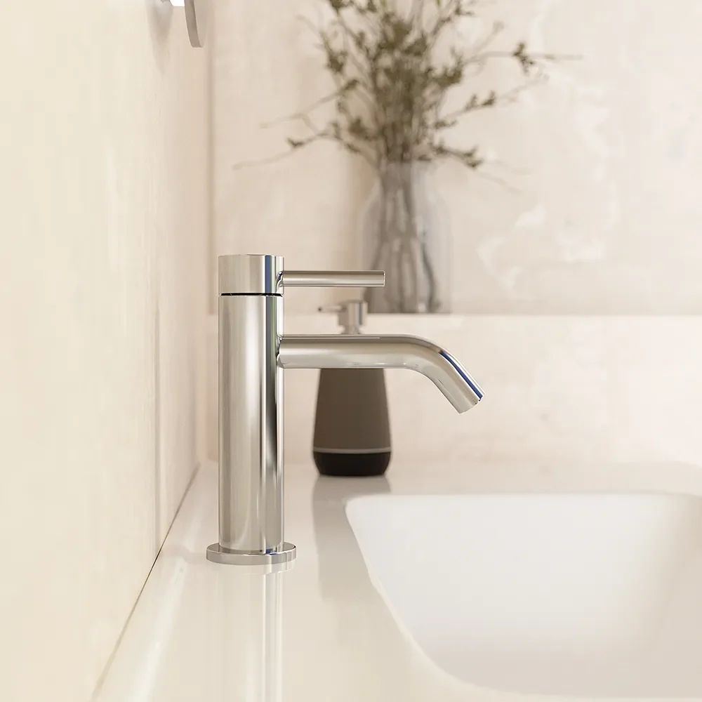 Miscelatore lavabo senza scarico slim cromato | Bette - Image 2