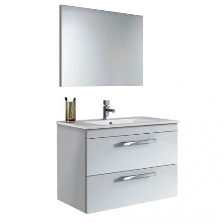 MOBILE BAGNO SOSPESO 80X46X58H B.CO - Image 4