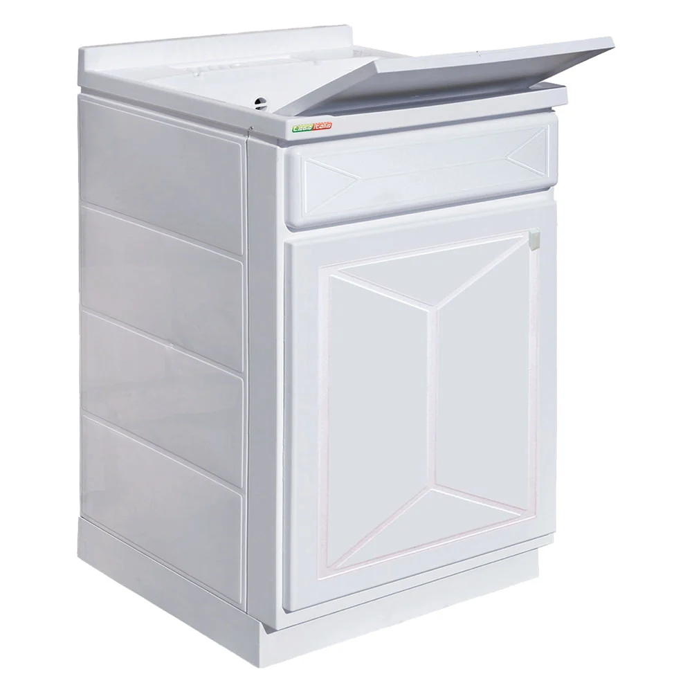 MOBILE LAVATOIO ANTA SINGOLA 'TOP LINE' cm 50 x 50 x h.87  - TRIOPLAST