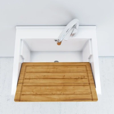 Mobile Lavatoio in ceramica Grigio 60x50 cm ideale per interni - Image 10