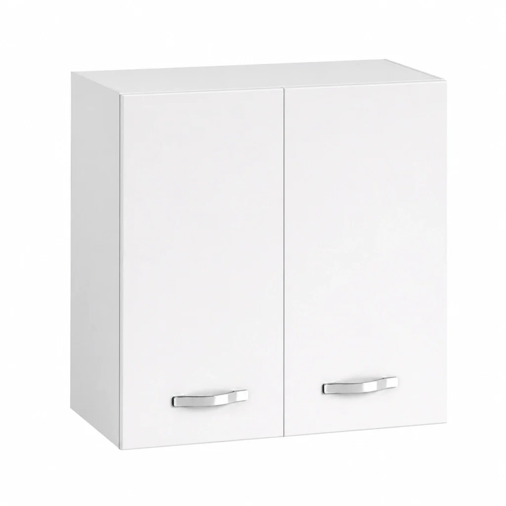 MOBILE PENSILE PER CUCINE COMPONIBILI L.80 x P.32 x H.72. - 2 ante - col. bianco  - LINEA AZZURRA