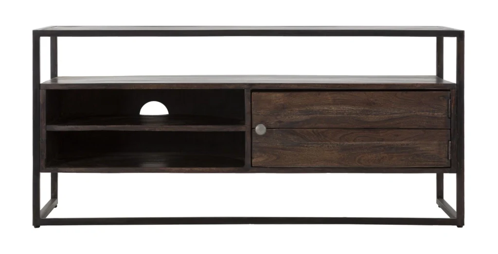 P/TV BURN CM 120X40X55 (LEGNO DI ACACIA NILOTICA) - Image 2