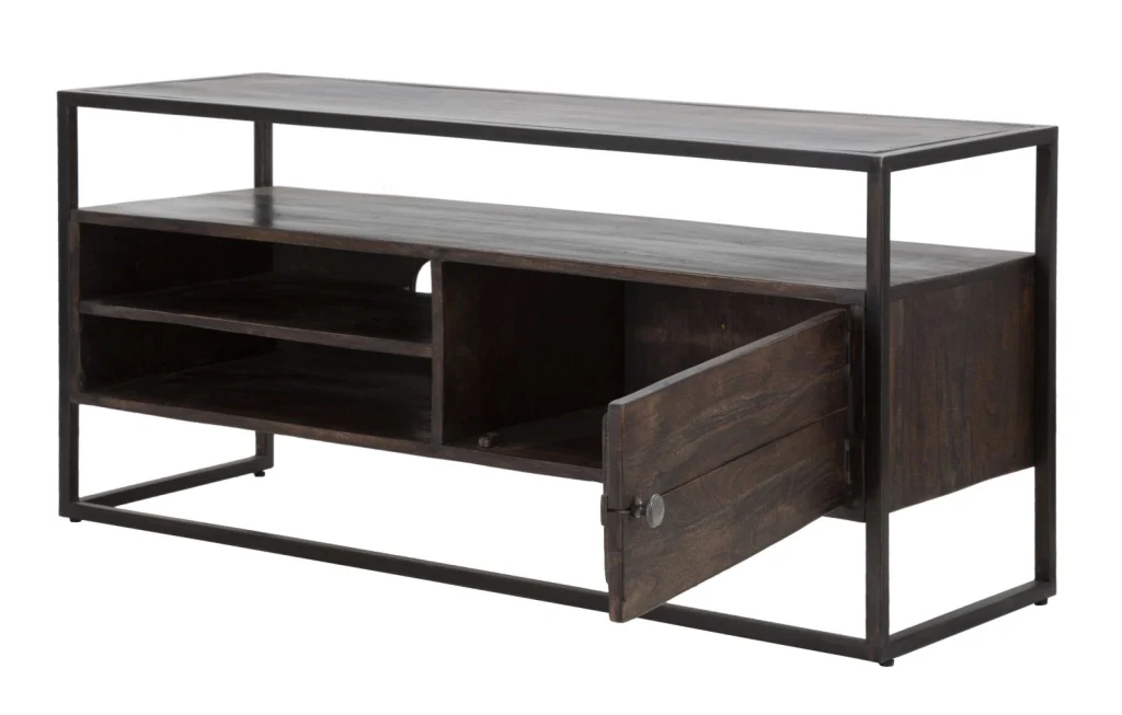 P/TV BURN CM 120X40X55 (LEGNO DI ACACIA NILOTICA) - Image 3