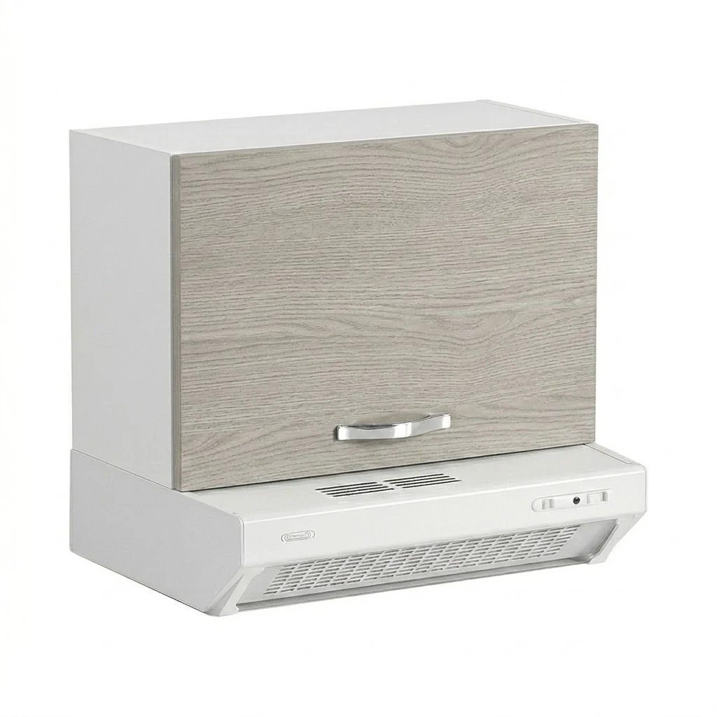 MOBILE SOPRACAPPA PER CUCINE COMPONIBILI L.60 x P.32 x H.49. - col. bianco  - LINEA AZZURRA