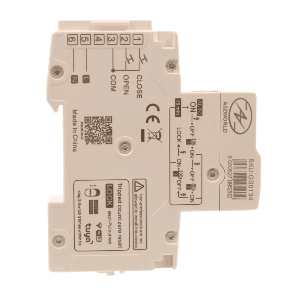 Modulo di Riarmo Automatico WIFI 220V, 1 Modulo DIN, 3 Modalità di Riarmo Programmabili - Image 5