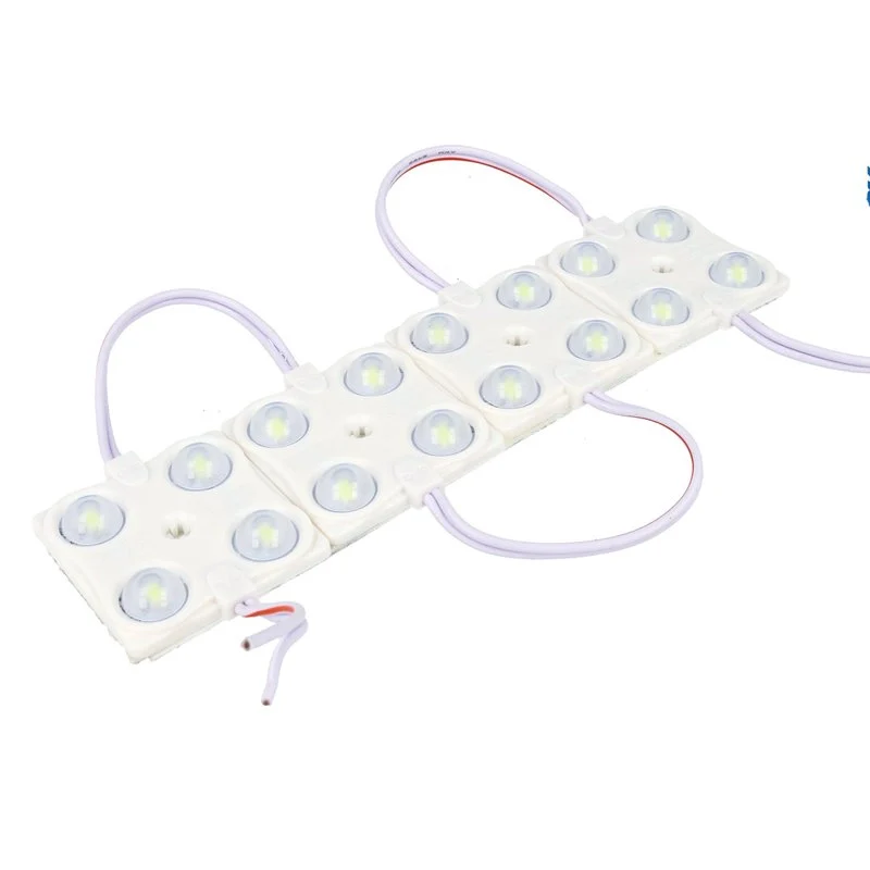 Modulo Mattone LED 4 SMD 2835 Freddo 6400K 12V 1,5W IP68 Con Lente Ingrandimento 160 Gradi SKU-5130 - Image 3
