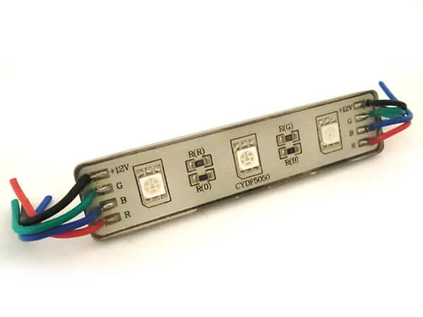 Modulo Mattone LED 3 SMD RGB 7 Colori 12V Impermeabile SKU-5134 - Image 2