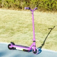 Monopattino elettrico per bambini 6-14 anni, velocità massima 10 km/h, luci LED colorate, freno elettrico, viola - Image 4