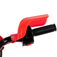 Moto Elettrica per Bambini 3-6 Anni in Plastica PP con Ruote di Supporto, Fari e Musica, 102x53x66 cm, Rosso e Nero - Image 9
