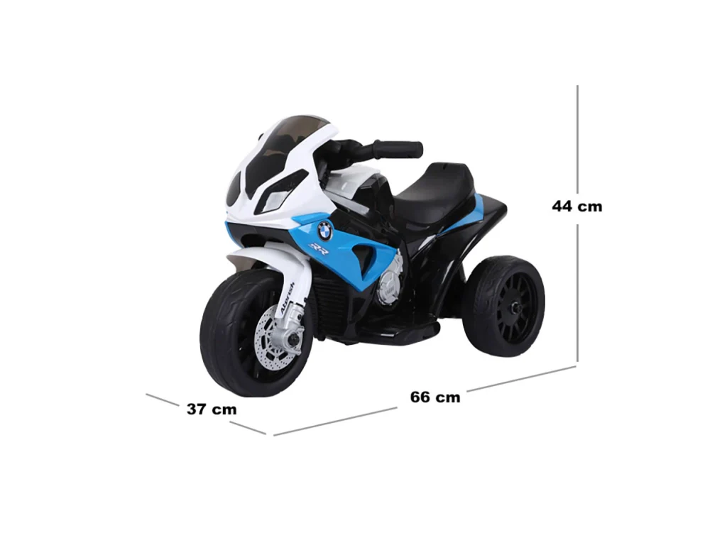 Moto Elettrica per Bambini Licenza Ufficiale BMW S1000RR Blu - Image 4