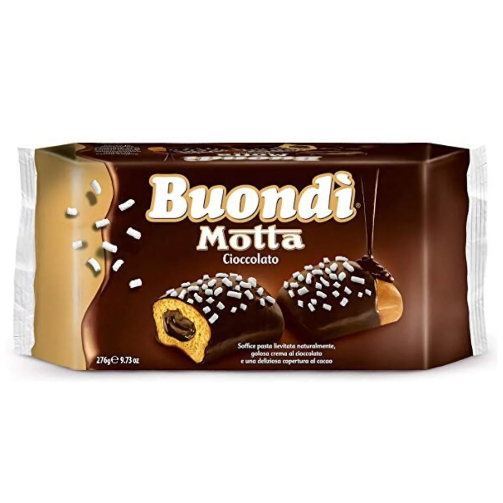 Motta buondi' al cioccolato in confezione da 6 merendine - 276 grammi totali