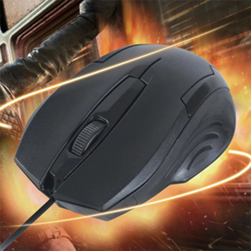 Mouse da Gioco Silenzioso Preciso Finitura Nero Opaco Cavo 1.25 metri - Image 3