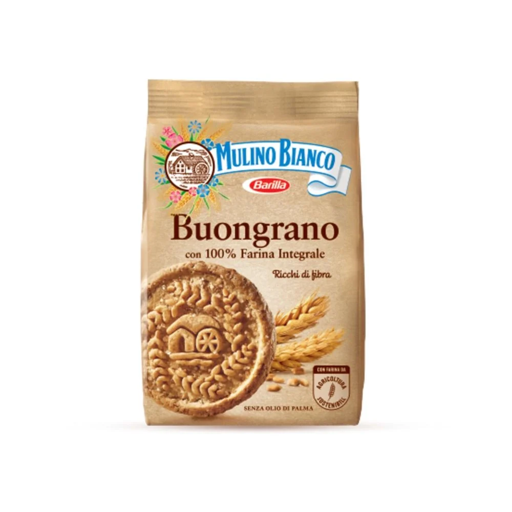 Mulino bianco biscotti integrali buongrano confezione 350 grammi