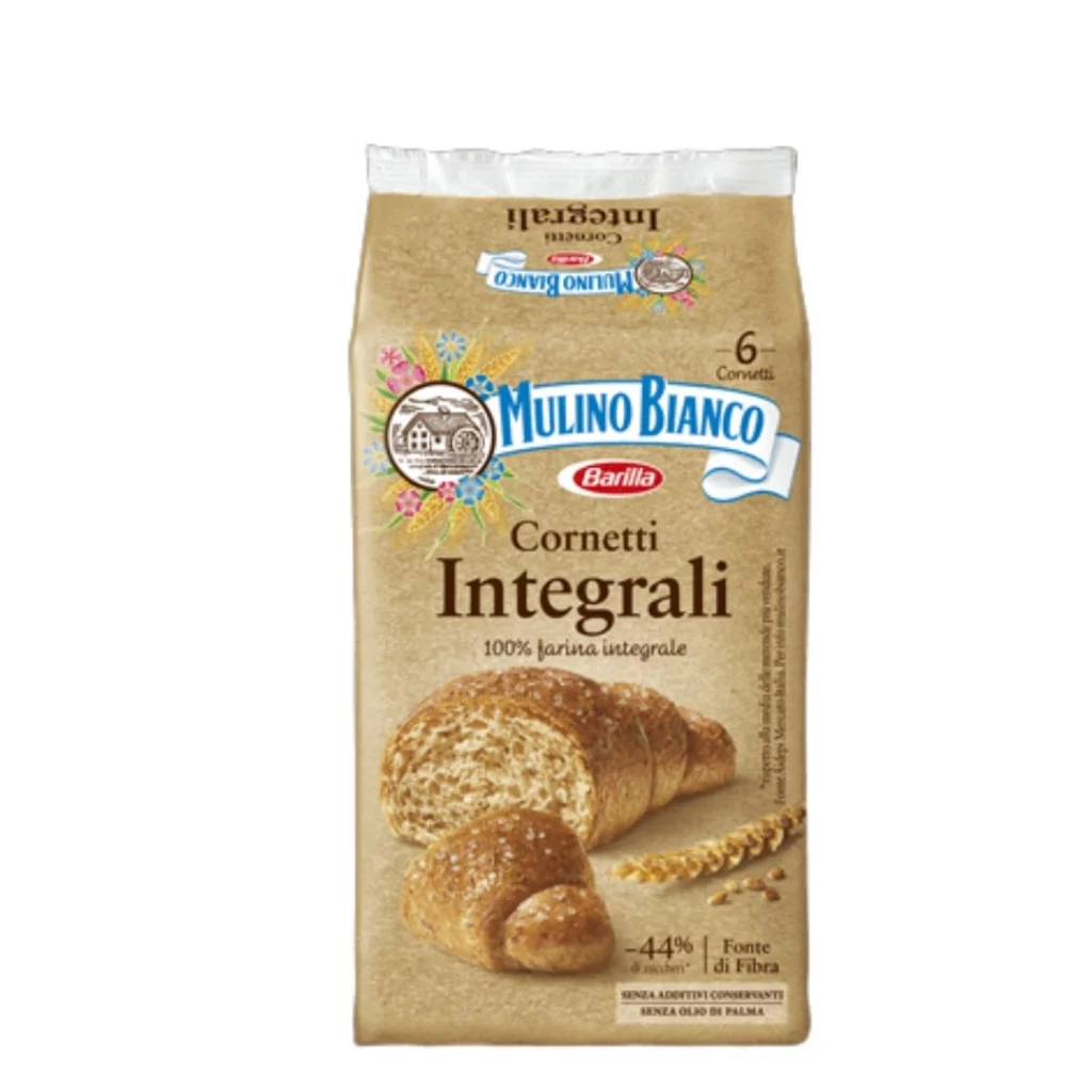 Mulino bianco cornetti integrali in confezione da 6 cornetti - 240 grammi totali