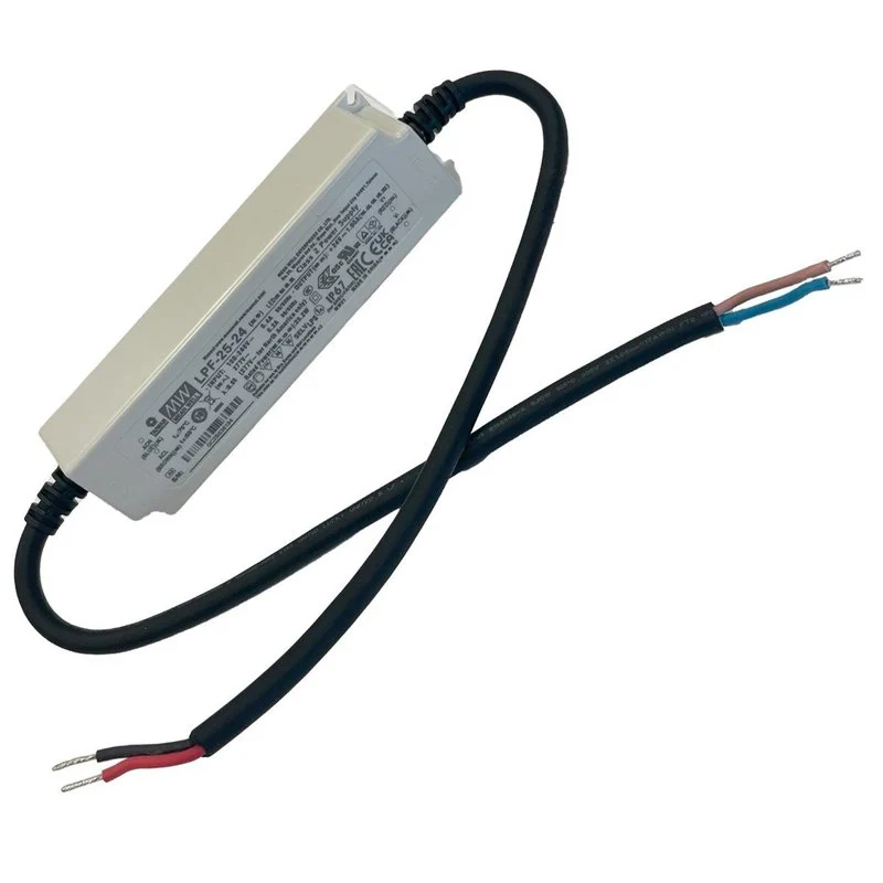 MW MEAN WELL LPF-25-24 Alimentatore Led Driver CC CV 24V 1,05A 25W IP67 Input 220V e 110V - Image 3