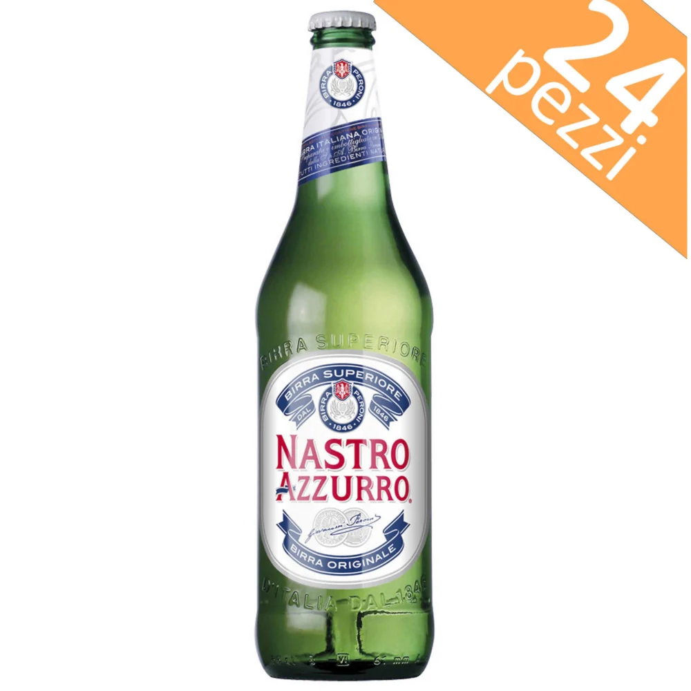 Nastro azzurro birra 33 cl confezione da 24 bottiglie